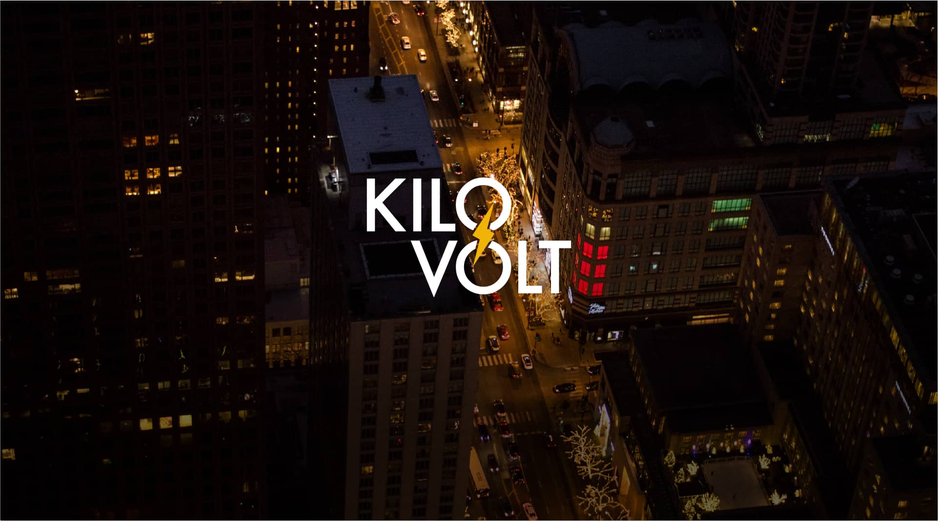 Kilo-Volt branding slide