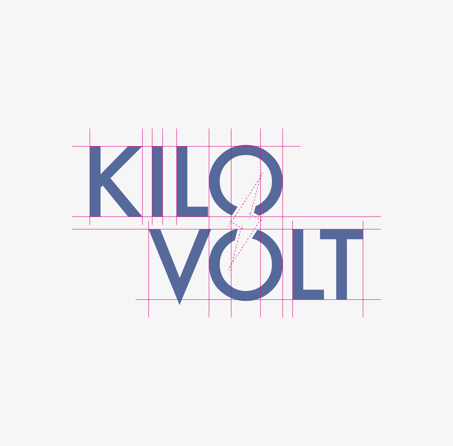 Kilo-Volt Logo Construction