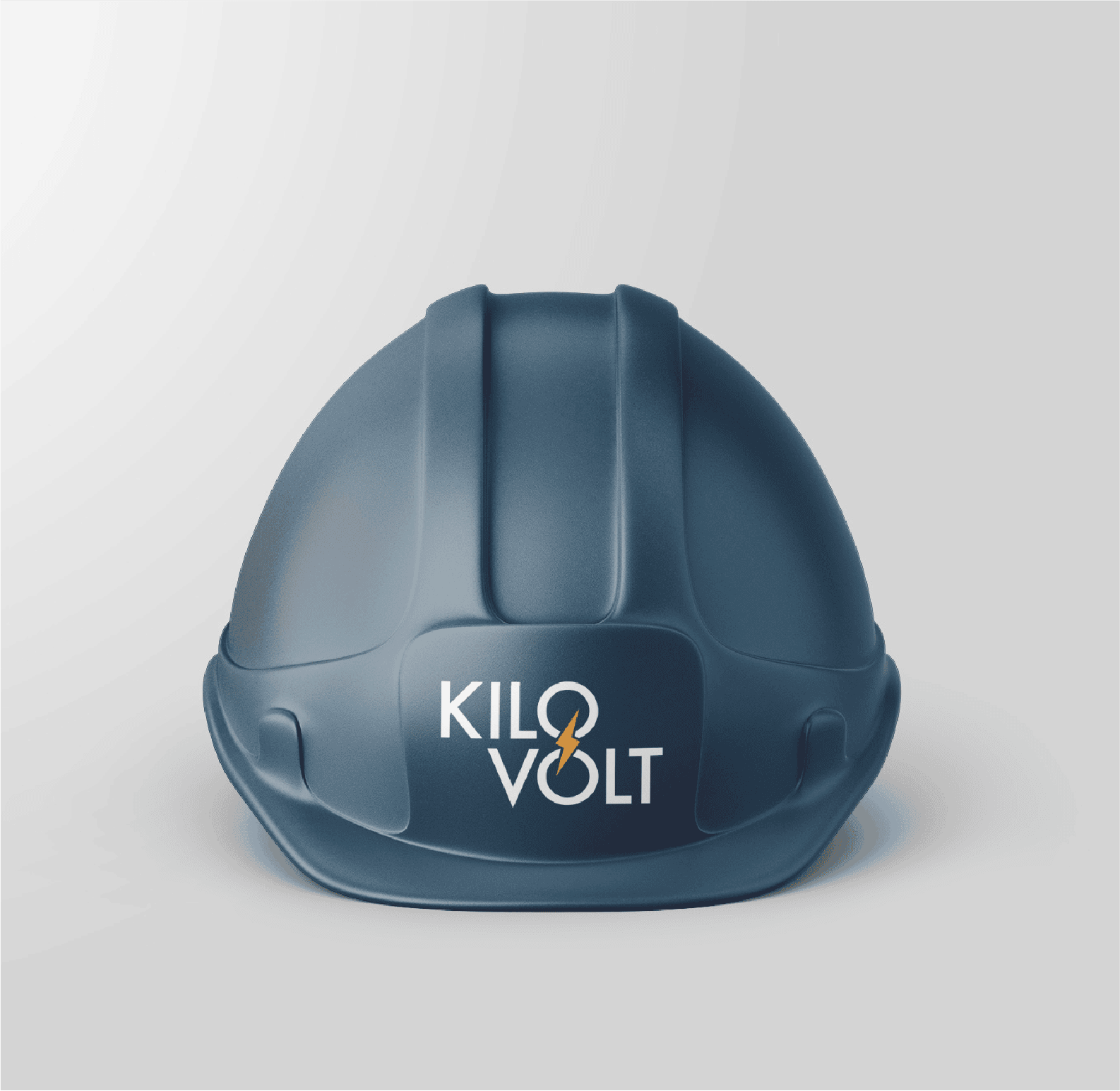 Kilo-Volt logo on a construction hat